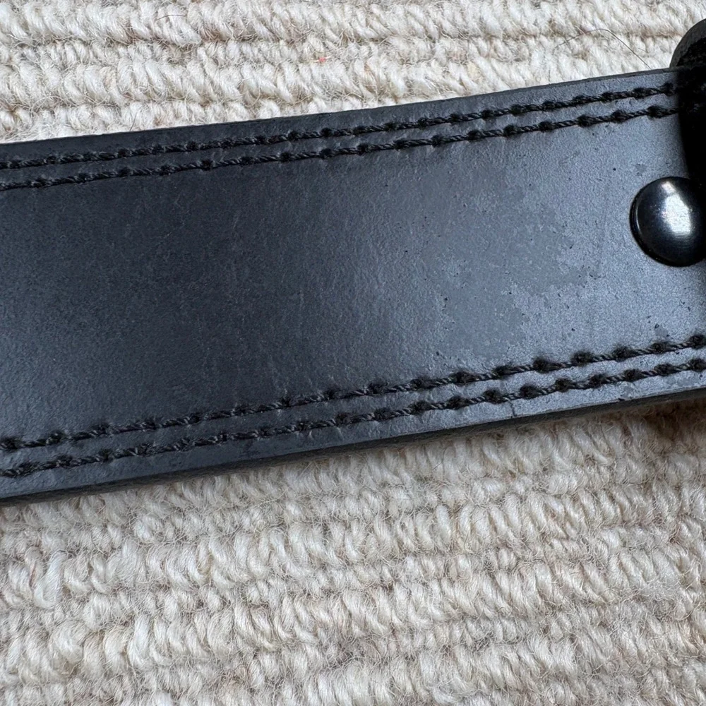 Carhartt Leather Belt Mens 50 Black WB5503-M Workwear Casual Everyday Rugged